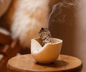 Sage burning facilitators in residence